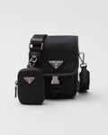 Prada Sac porté épaule en Re-Nylon et cuir Saffiano
