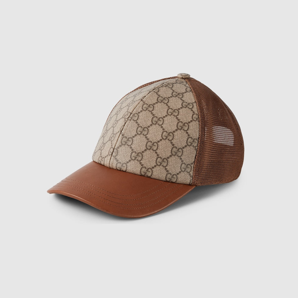 Gucci CASQUETTE EN TOILE GG MONOGRAM maron