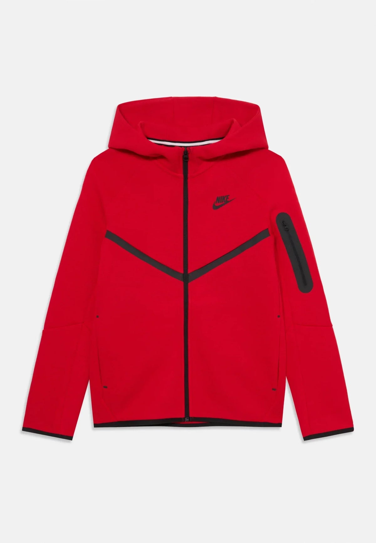 Nike Tech Fleece Zippé Rouge