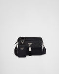 Prada Sac porté épaule en Re-Nylon et cuir Saffiano
