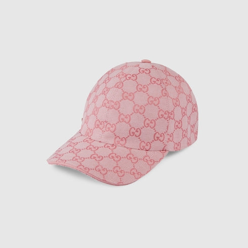Gucci Casquette en toile GG Rose