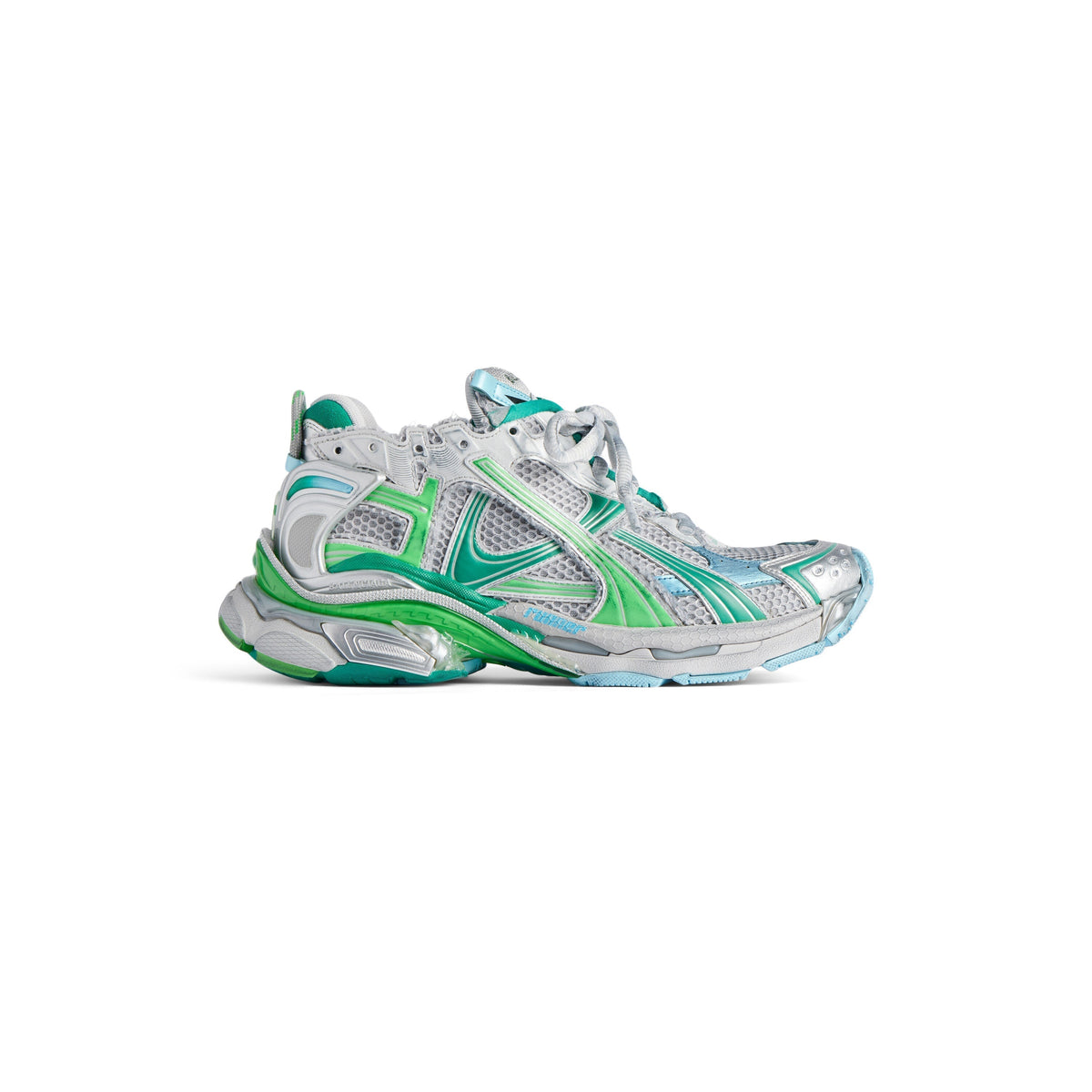 Balanciaga Runner Vert Et Bleu
