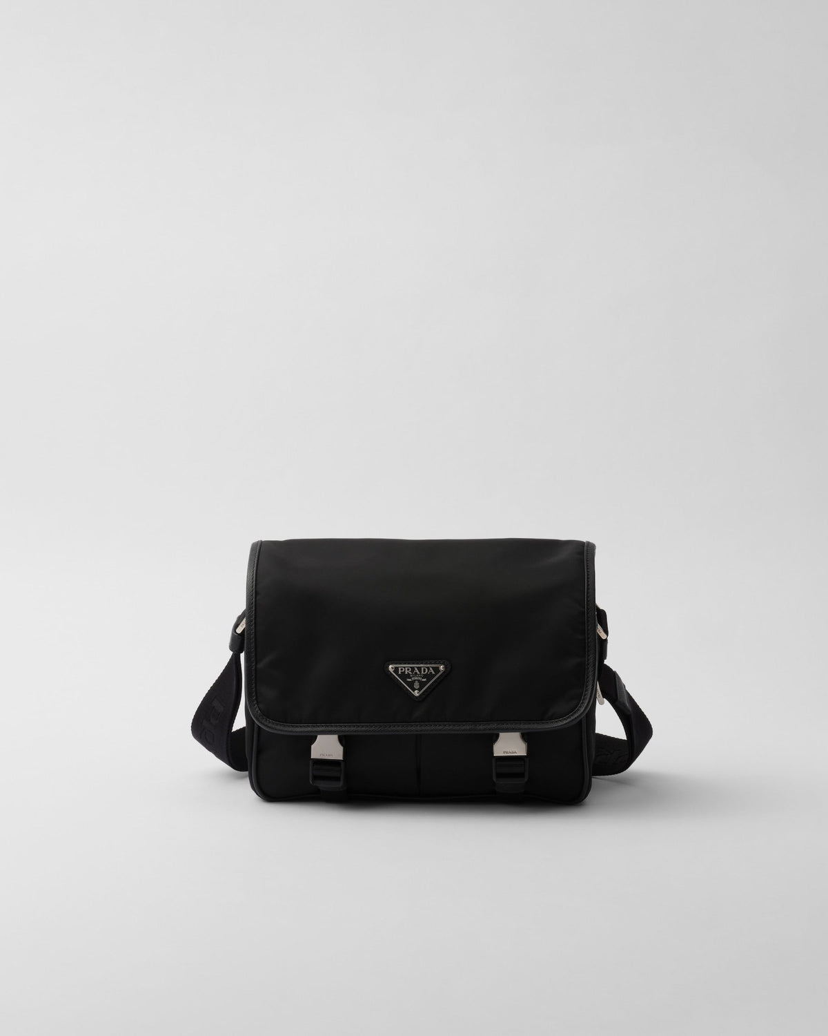 Prada Sac porté épaule en Re-Nylon et cuir Saffiano