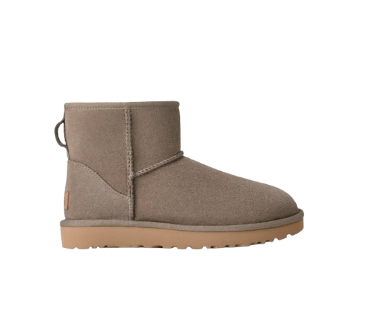 UGG Femme Botte Classic Mini II Gris Galet