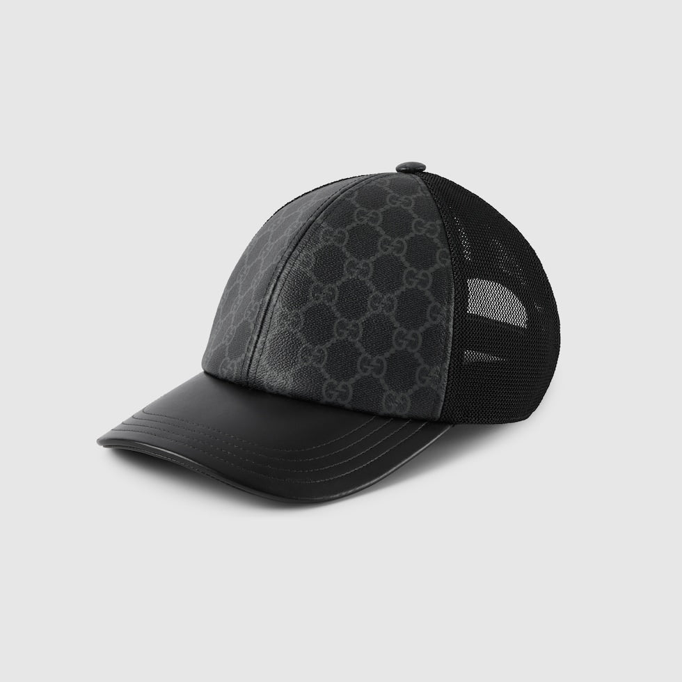 Gucci CASQUETTE EN TOILE GG MONOGRAM Noir