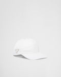 Prada Casquette de baseball en Re-Nylon Blanc