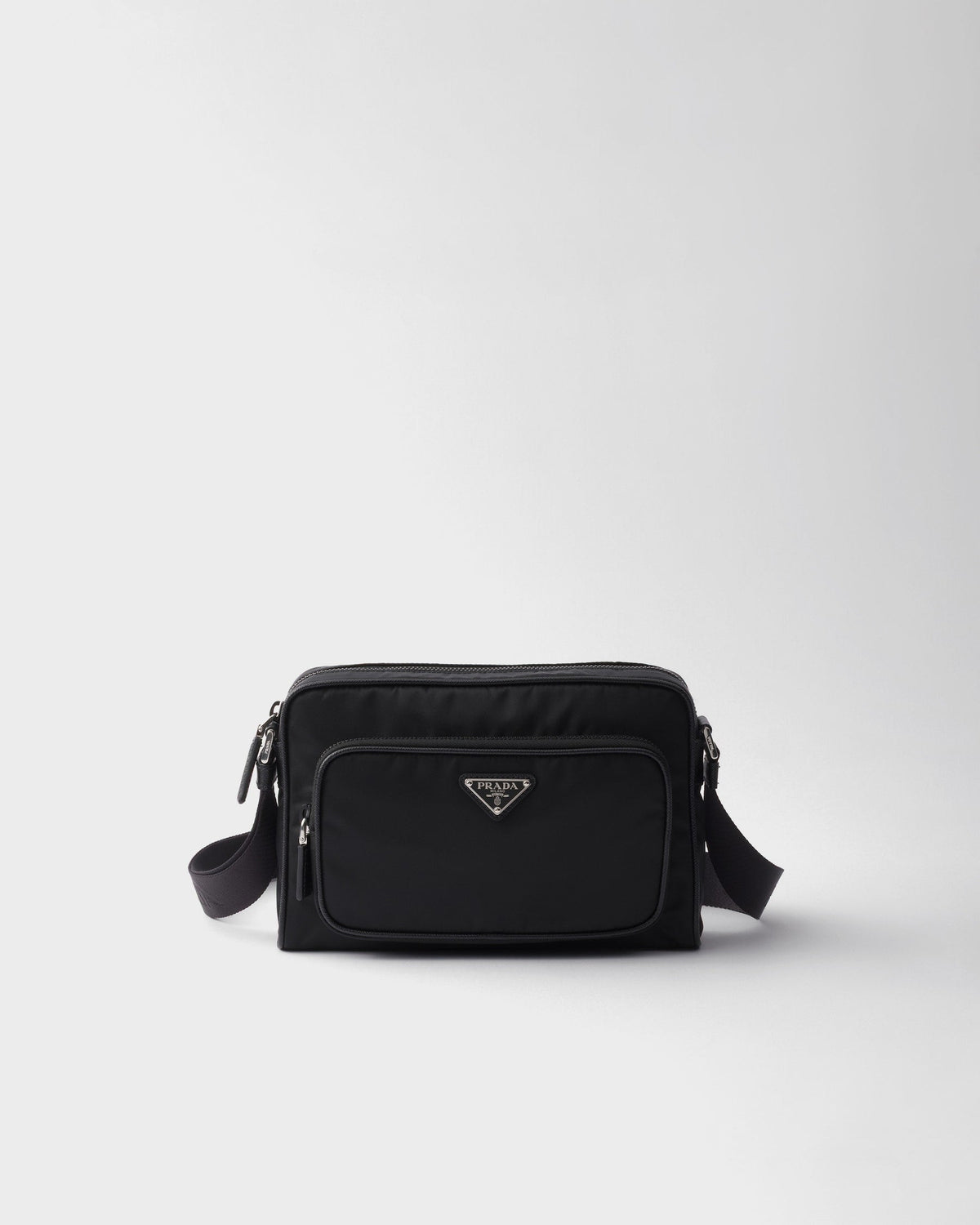 Prada Petit sac porté épaule en Re-Nylon et cuir Saffia