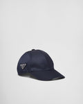 Prada Casquette de baseball en Re-Nylon Bleu
