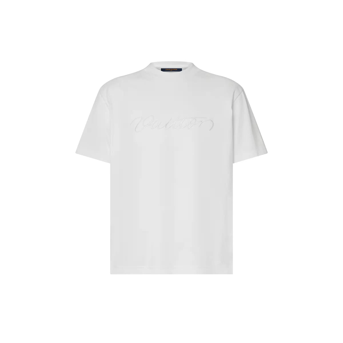 Louis Vuitton Tee-shirt à manches courtes avec signature ornementée