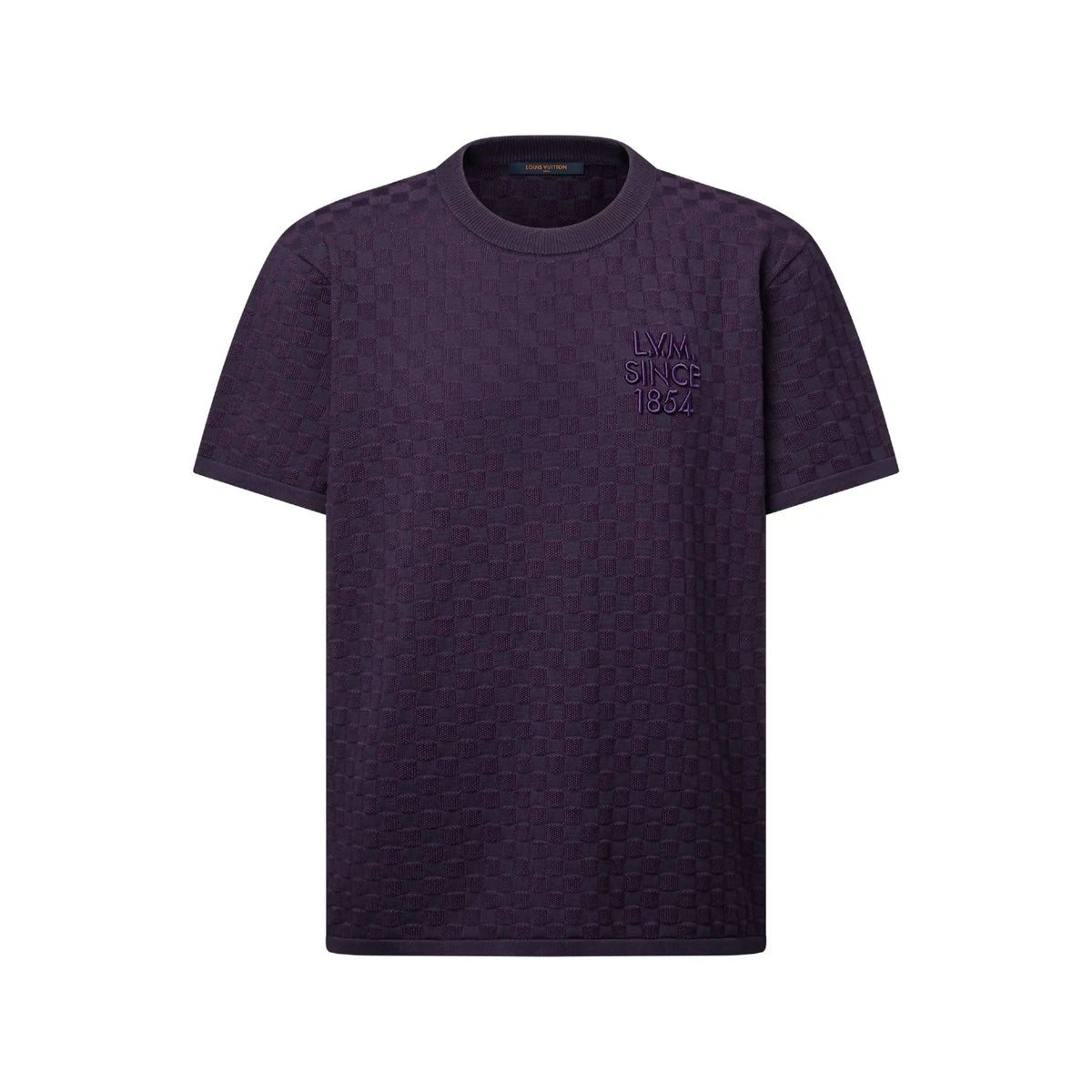 Louis Vuitton Tee-shirt en maille jacquard Damier