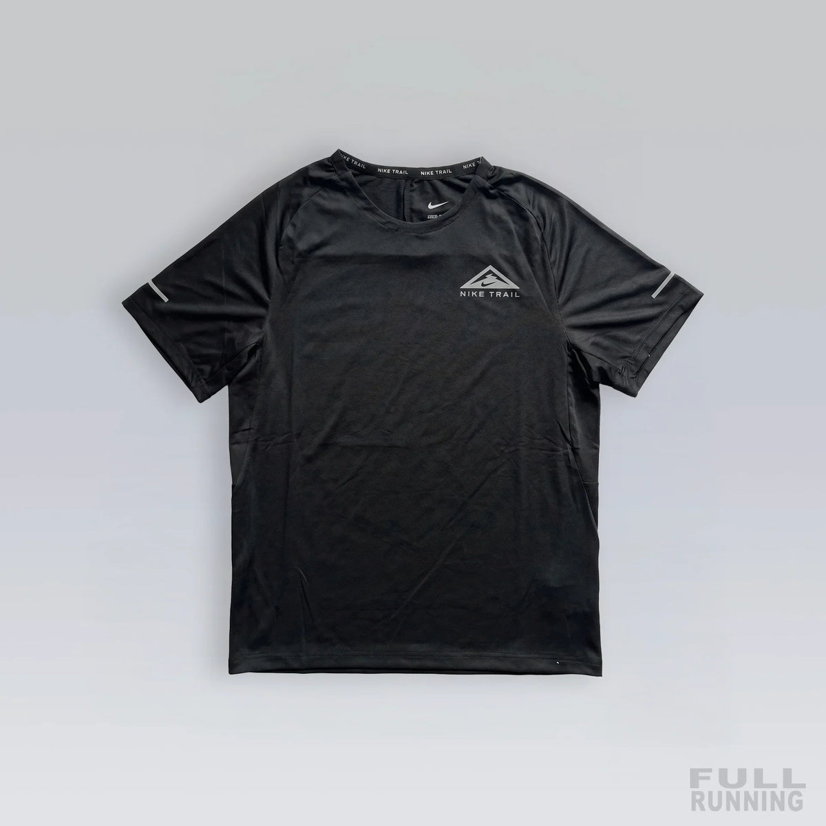 T-shirt Trail Réfléchissant Noir
