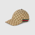 Gucci Casquette en toile GG Beige