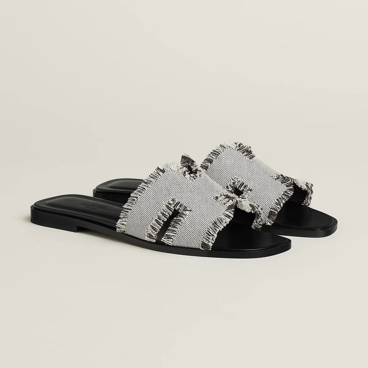 Hermès Sandales Oran Prunoir