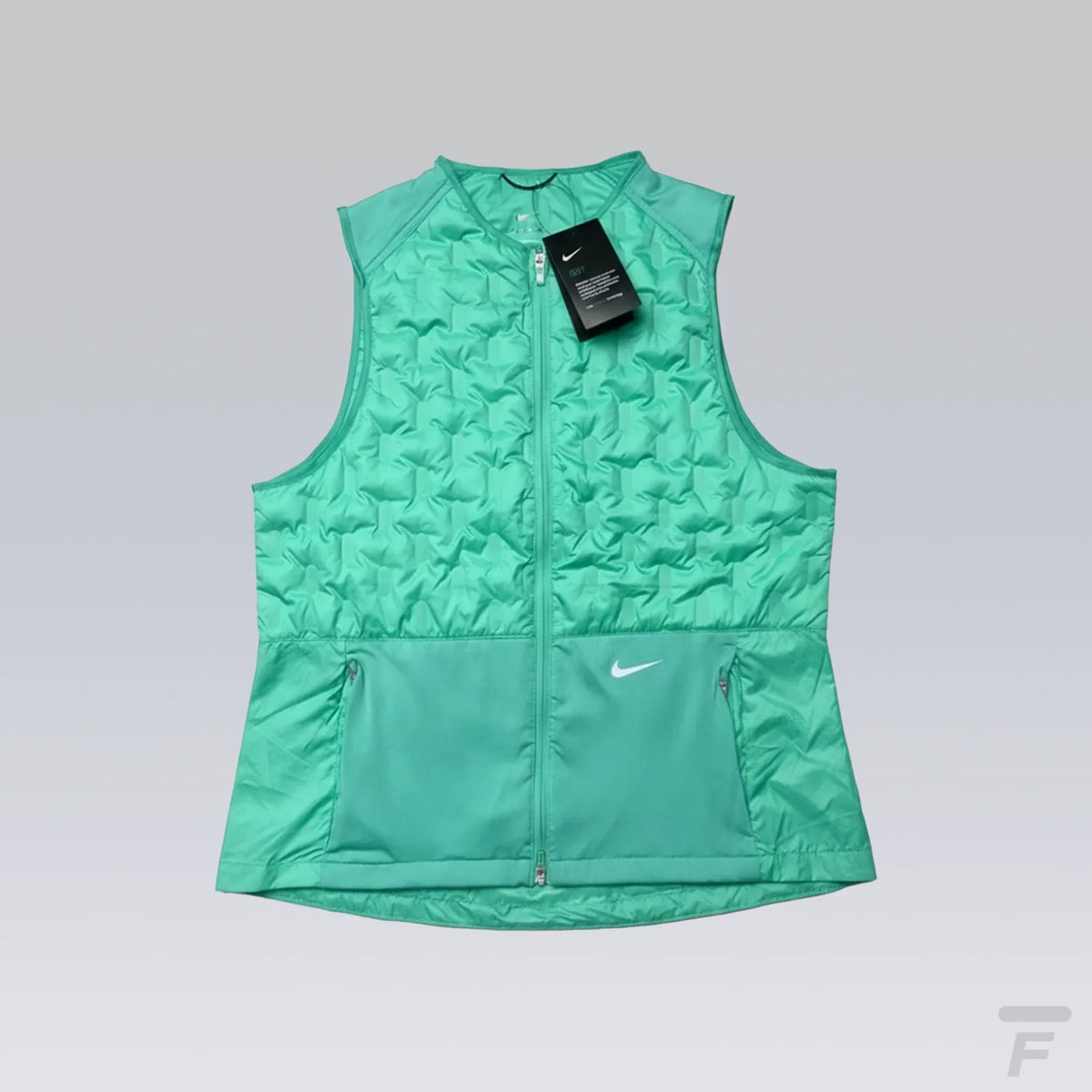 Nike Veste Sans Manche Running Therma Fit Vert Menthe