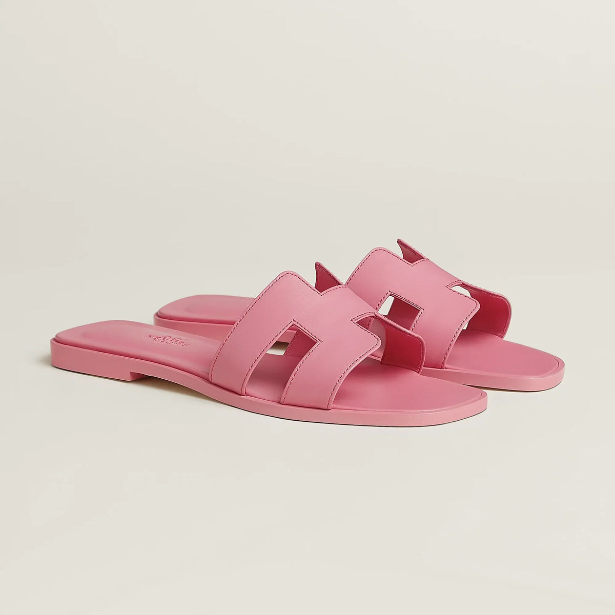 Hermès Sandales Oran Rose Bonbon