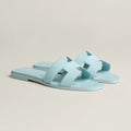 Hermès Sandales Oran Bleu Brume