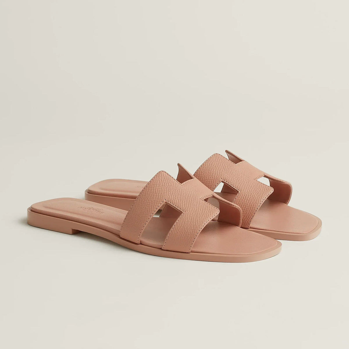 Hermès Sandales Oran Beige Perlino