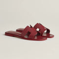 Hermès Sandales Oran Rouge H
