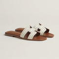 Hermès Sandales Oran Blanc