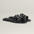 Hermès Sandales Oran Noir