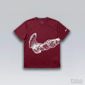 Nike T-shirt de Running Division Squelette "MILER" Rouge